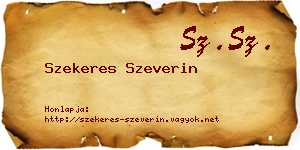 Szekeres Szeverin névjegykártya